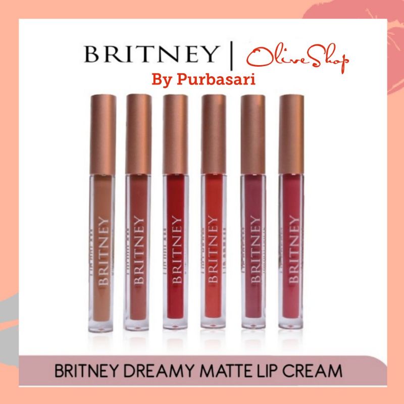 OliveShop ❤ Britney Dreamy Matte Lip Cream LipCream Lipstick