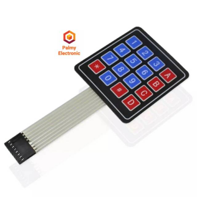 4 x 4 Membran switch keypad POM Mini