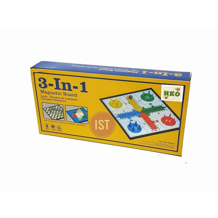 3 in 1 Magnetic Board Games No.38812