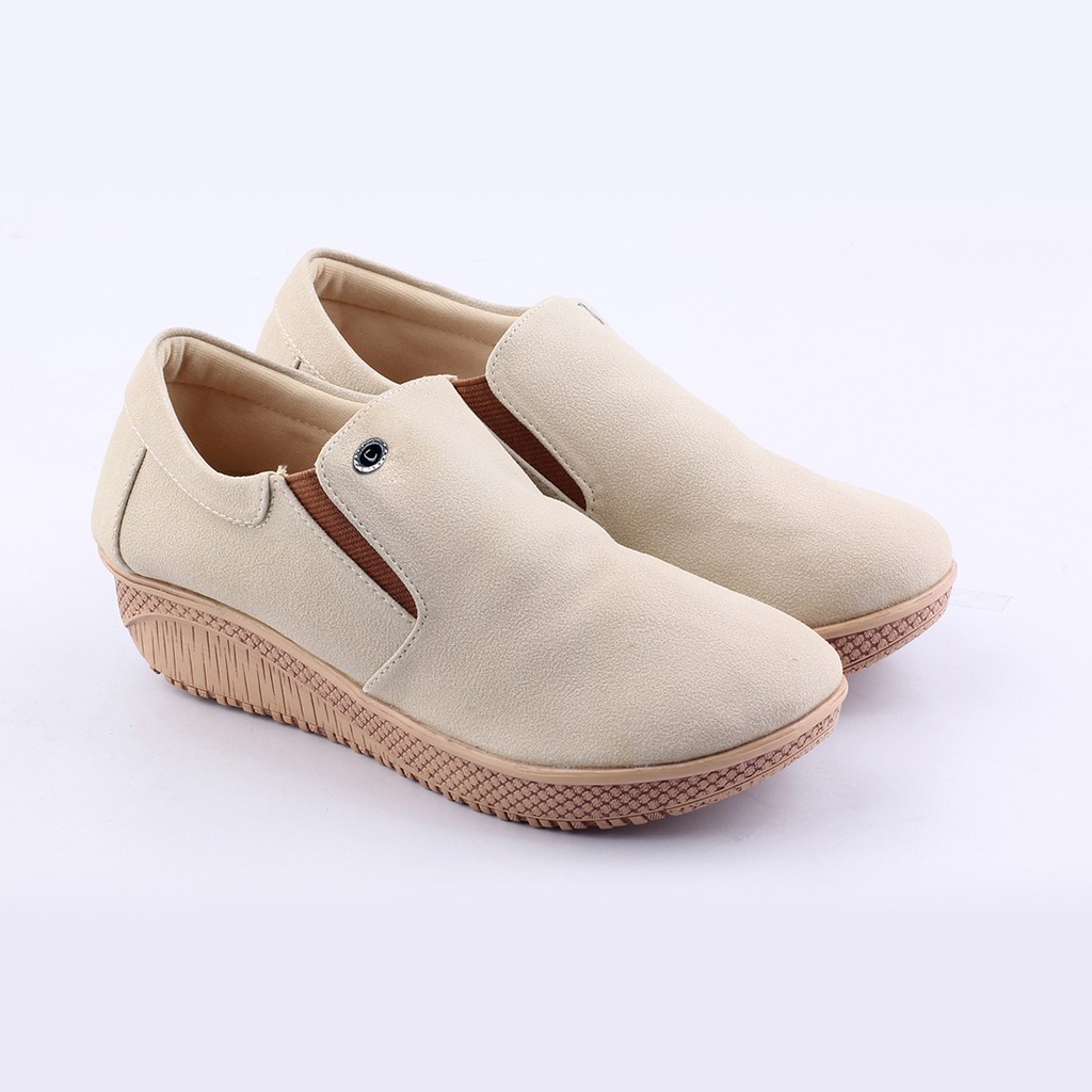 sepatu casual wanita, sepatu perempuan, sepatu cewek, sepatu slip on wanita ah 061