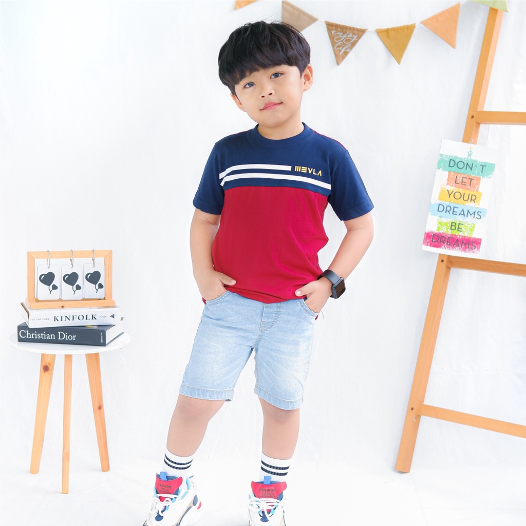 Kaos Anak Laki laki Branded Original Casual Keren Umur 1 - 10 tahun | Casildo - Mevla Kids