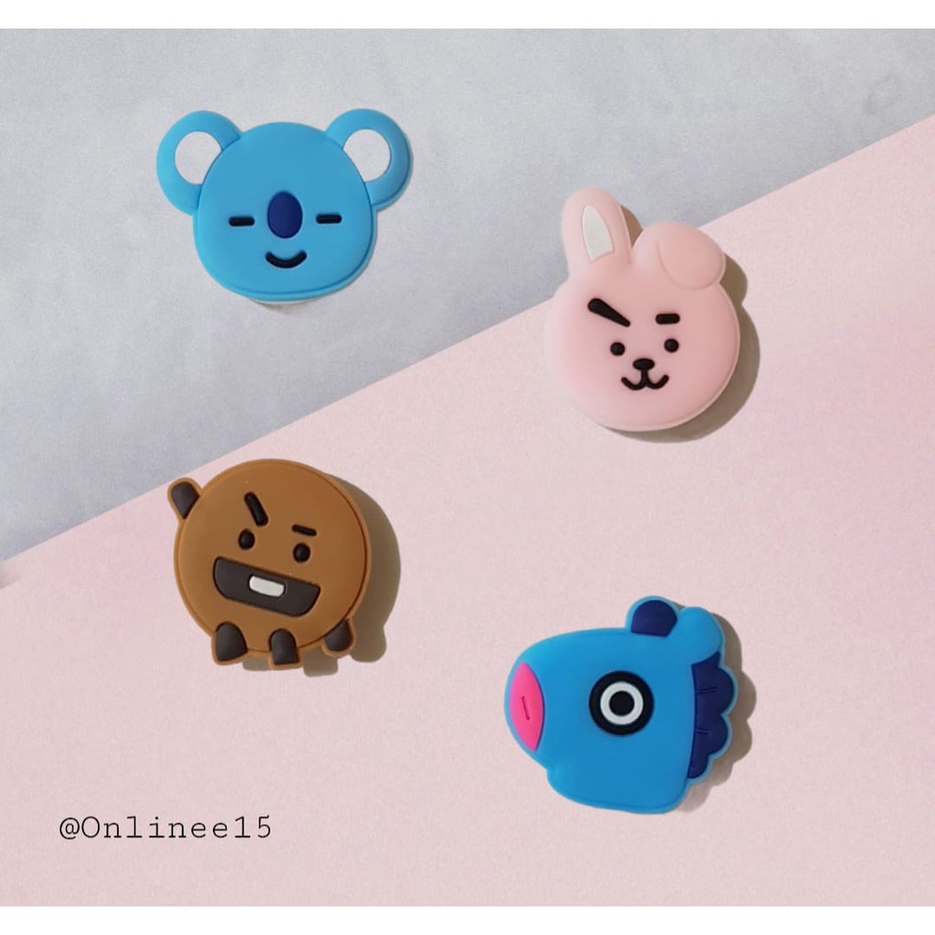 Popsocket BT21 BTS KPOP Karakter 3D Import Pop Socket Phone Holder Bracket Import