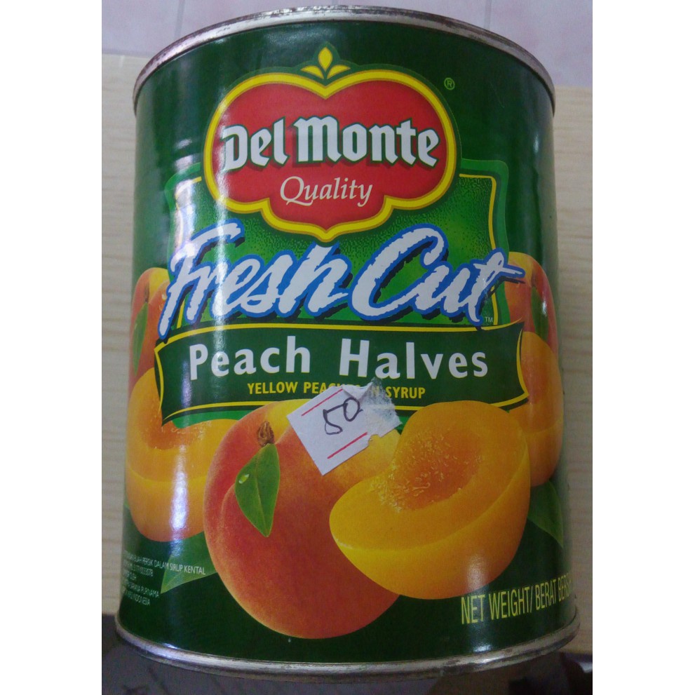 

delmonte peach halves 867gr