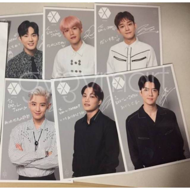 READY STOCK EXO EXPLORATION JAPAN FC TRADING CARD (EXO JAPAN PHOTOCARD)