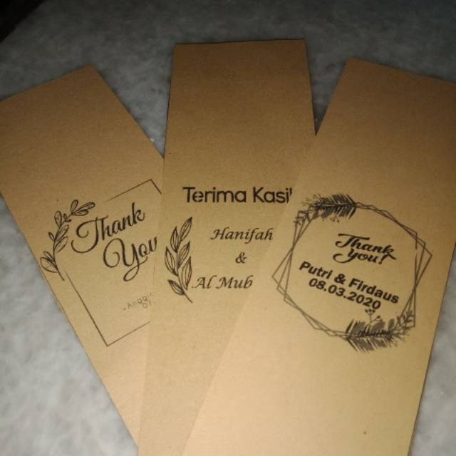 

thanks card roll paper (harga per 500 pcs)
