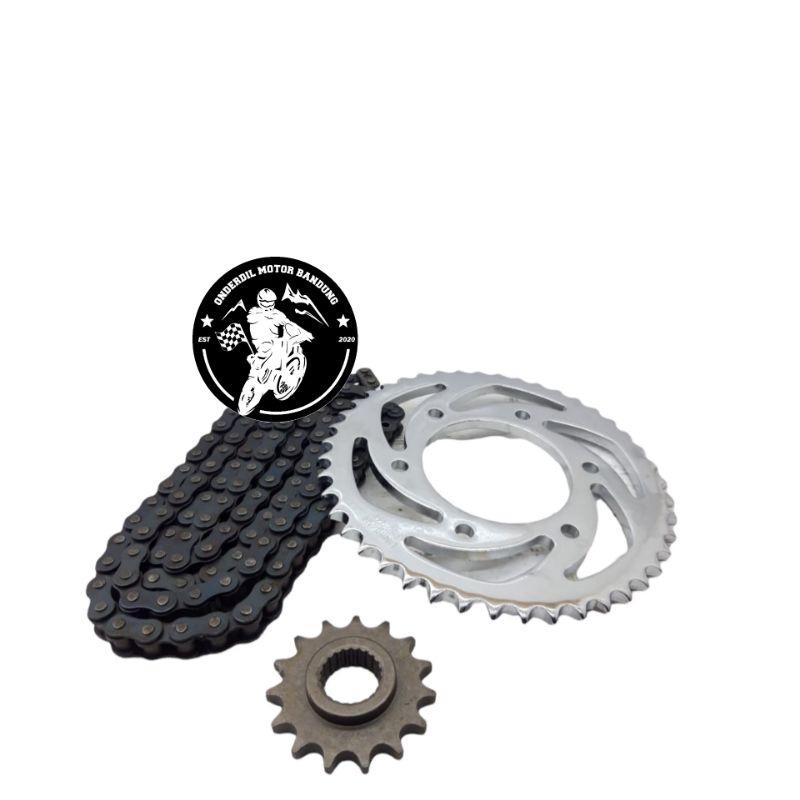 GIR GEAR SET SCORPIO SCORPIO Z DAYA TAHAN DIATAS 25.000 KM 15T/44T 428H-118L