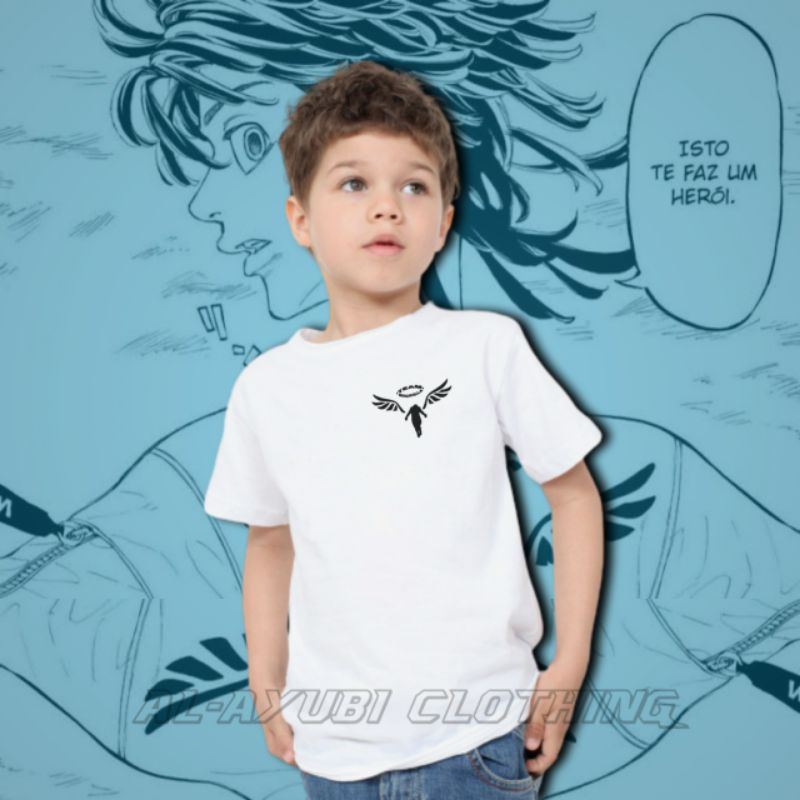 T-Shirt Anak Team Valhalla / Kaos Oblong Anak Team Valhalla - Putih