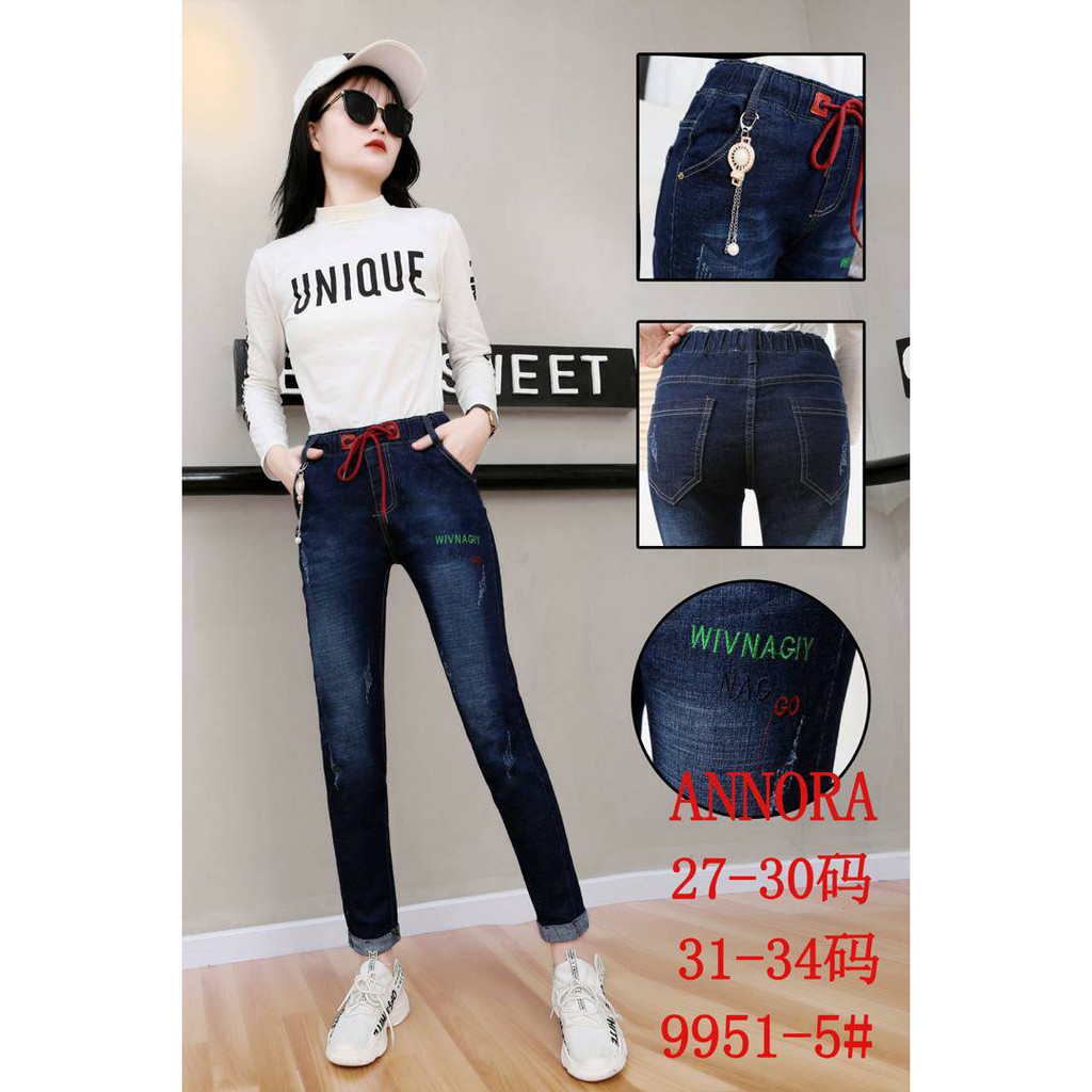 NEW ARRIVAL / JEANS IMPORT WANITA ANNORA Size 27-30 / JEANS WANITA MURAH
