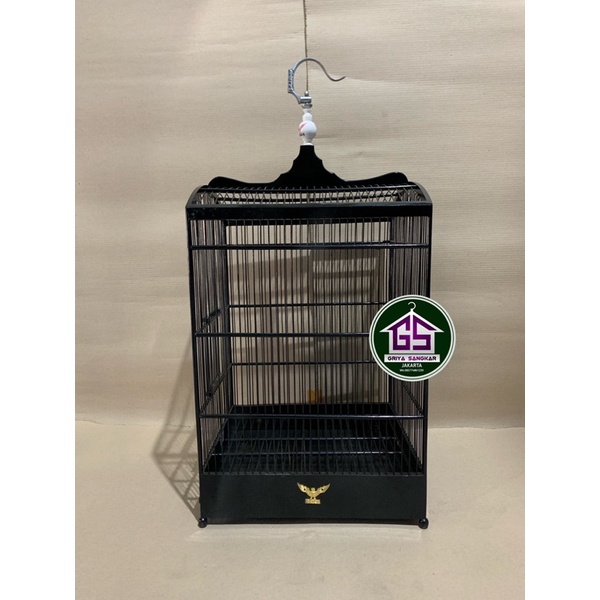 SANGKAR KANDANG KOTAK RADJA HITAM NO 2