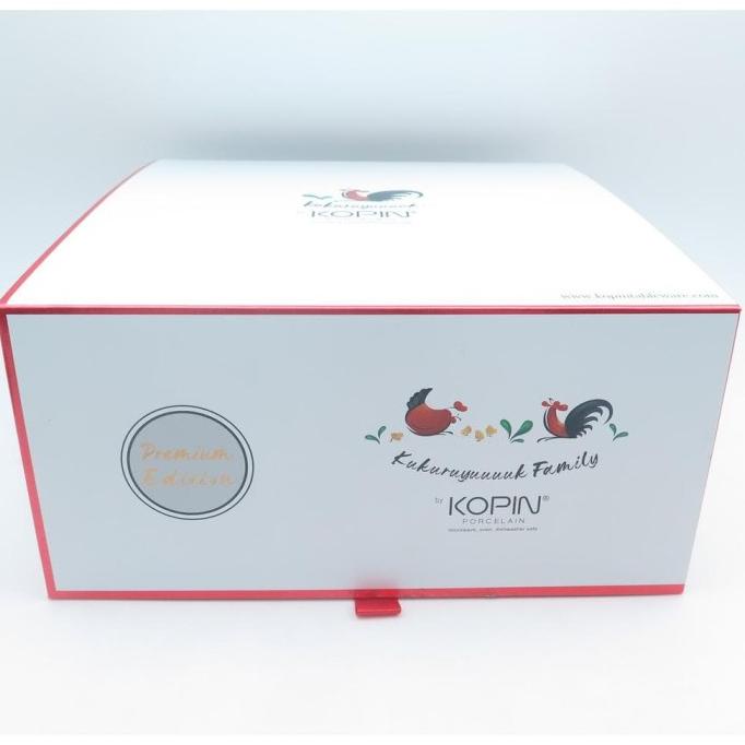 Piring Makan Set Ayam Jago Family versi2 .