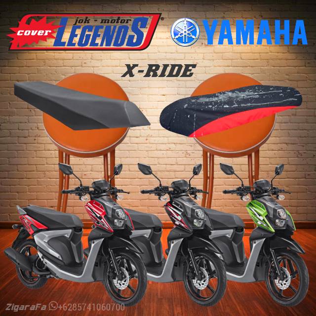 Cover Jok X RIDE Anti Air / Sarung Mantel Jok Motor Standar / Modifikasi