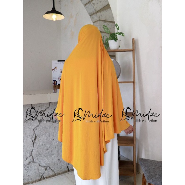 (Original Fani Hijab) Hijab Instan Khimar Jumbo Jersey - Hijab Syar'i Jumbo Polos