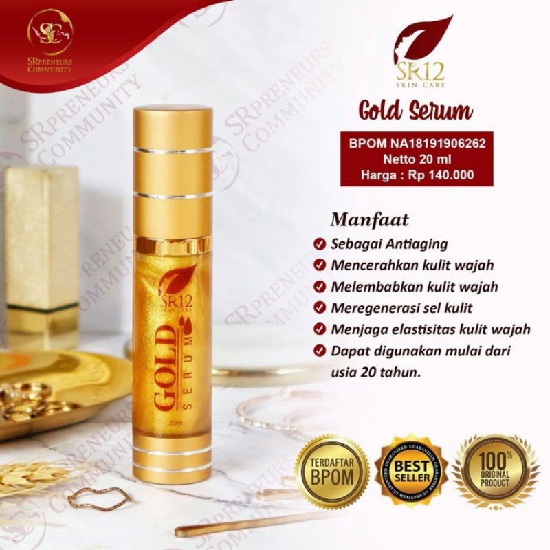 Serum sr/serum gold/serum emas