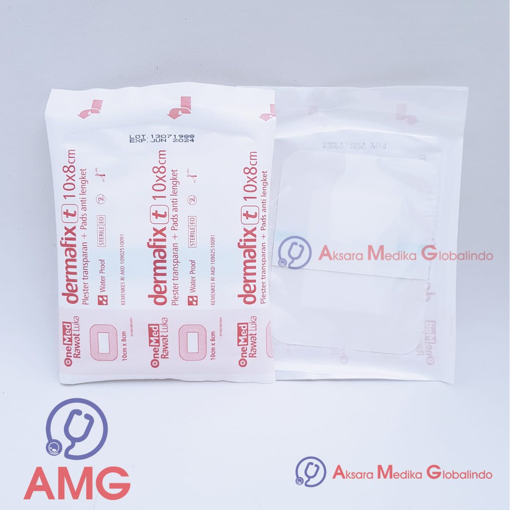 DERMAFIX T UKURAN 10X8CM 1 LEMBAR PLESTER ANTI AIR #AMG