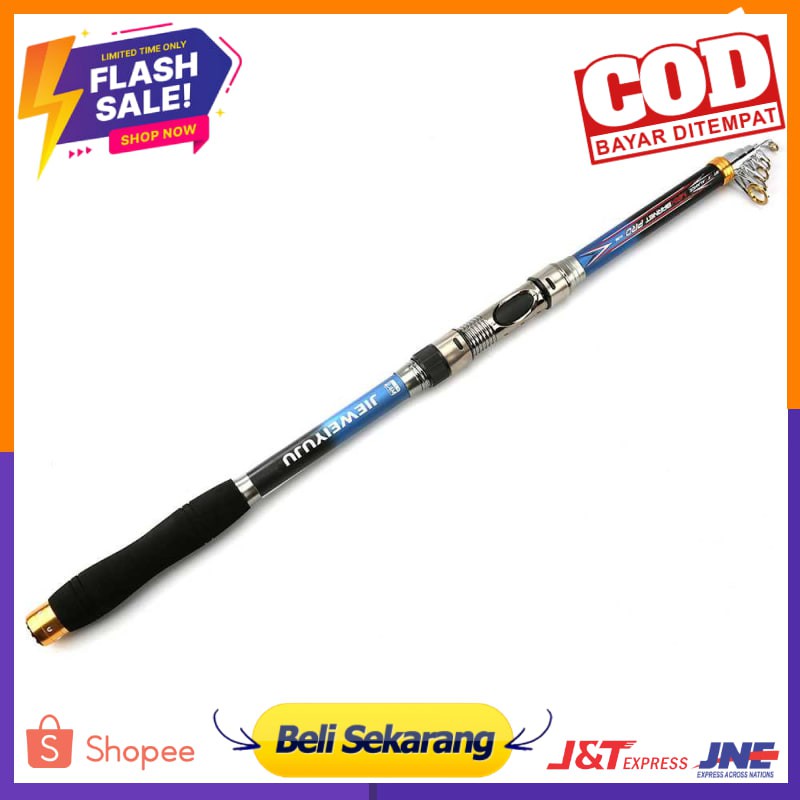 JIEWEIYUJU Joran Pancing Portable Telescopic Epoxy Resin