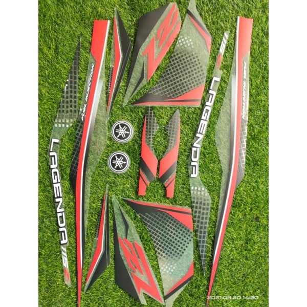 STRIPING JUPITER Z1 TRANSPARAN LIST MERAH