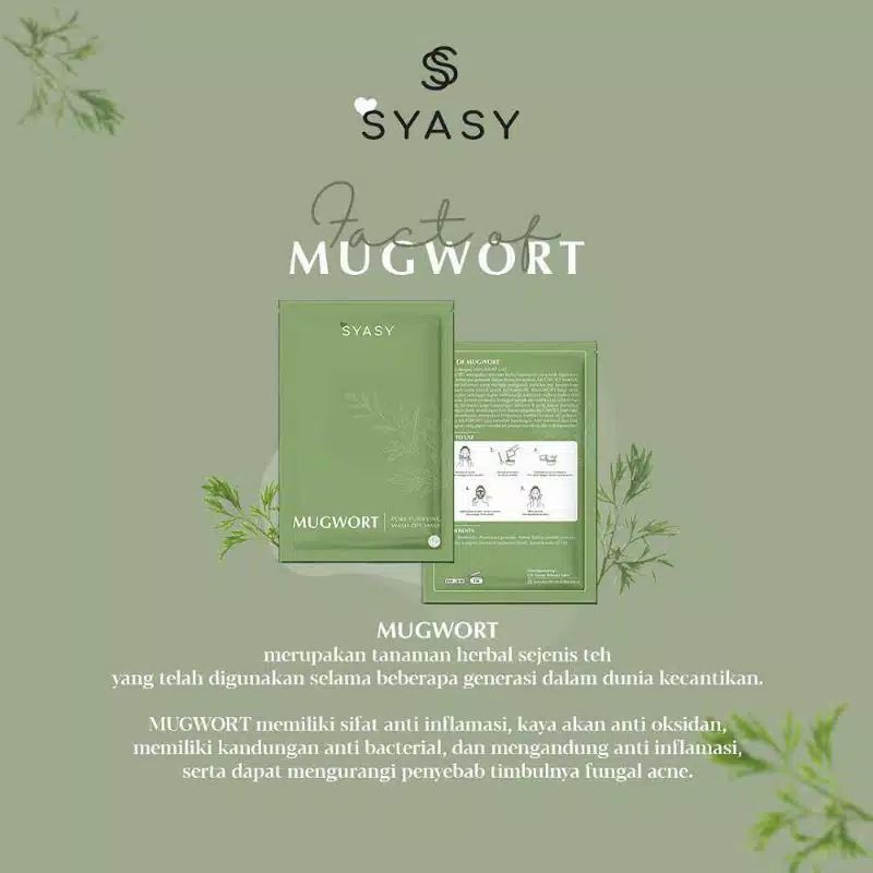 (RESS VIP) MASK MUGWORT BY SYASY.ID