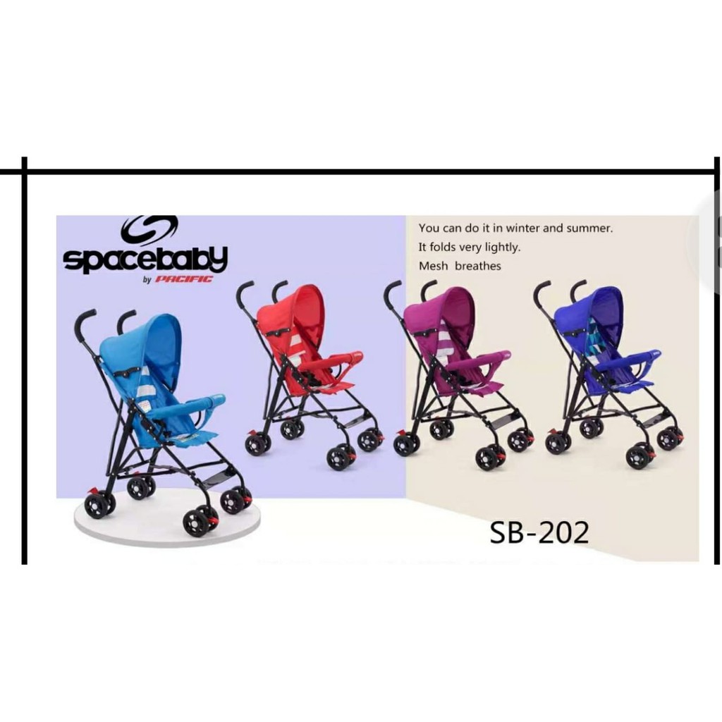 KHUSUS LUAR KOTA - Baby Stroller Space Baby Pacific Original SB 202