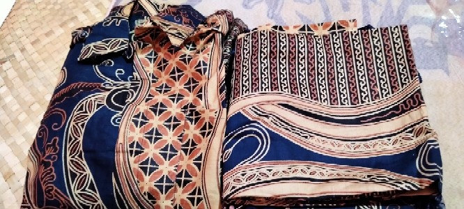 Maura Couple - Sania Ruffle Batik Couple Ori Ndoro Jowi Dnt Garansi Termurah Shopee - Mote Navy Shir