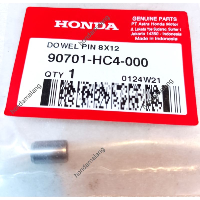 Dowel Pin 8x12 Ori Honda 90701HC4000
