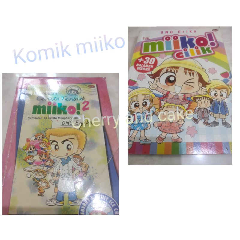 buku komik  buku cerita ono eriko seri miiko cilik dan  miiko2 dongeng anak strawberry perempuan dua