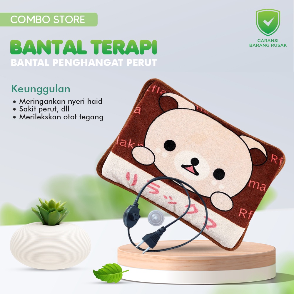 Bantal Terapi Pemanas Penghangat Badan Elektrik Pereda Nyeri