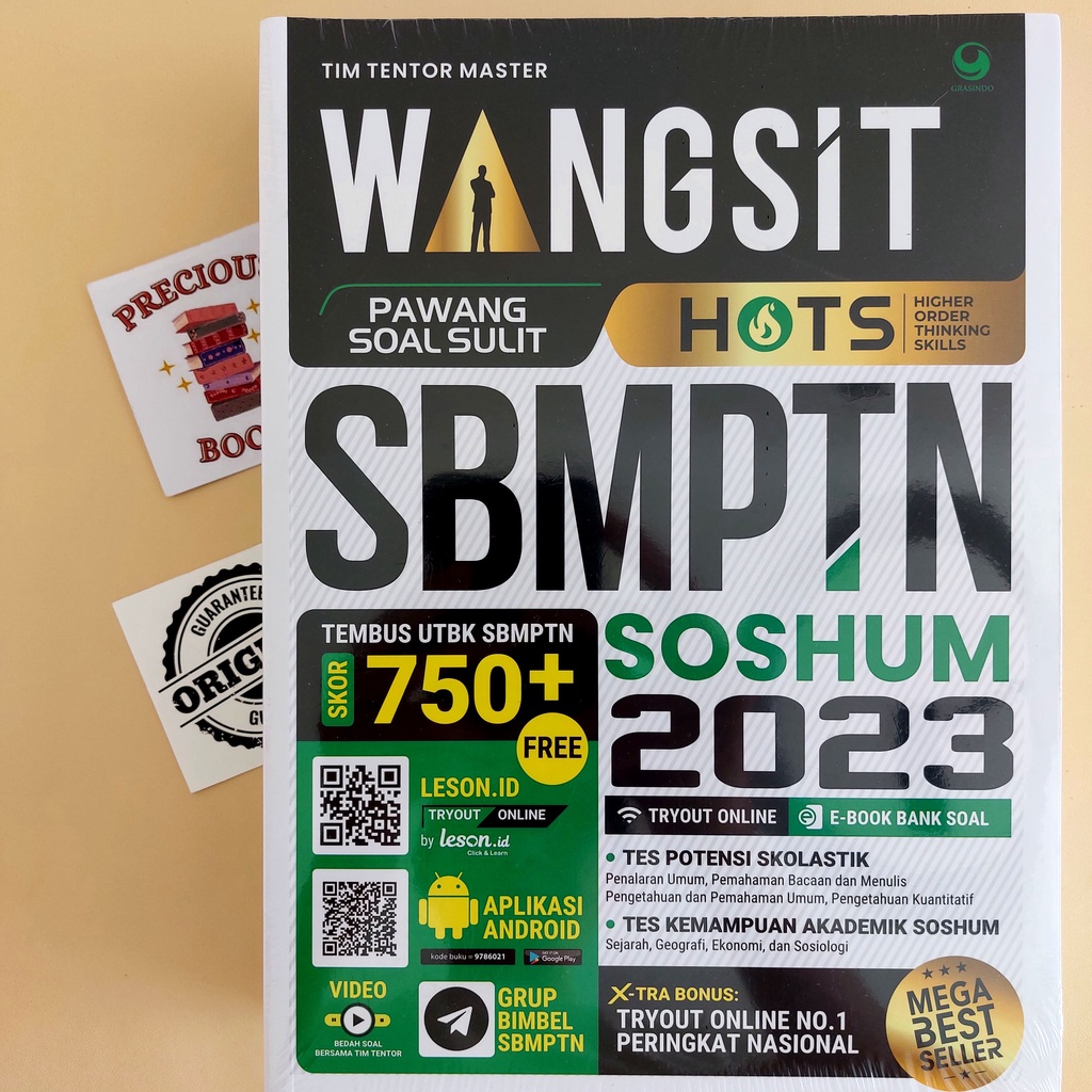 Buku Wangsit 2023 - Wangsit Saintek 2023 - Wangsit Soshum 2023 - SBMPTN - UTBK SNBT 2023 - Gramedia 
