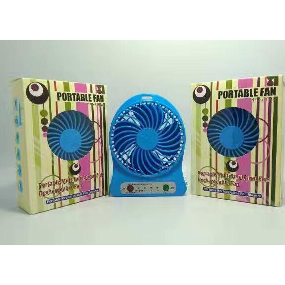 Kipas Angin Mini Fan Portable Rechargeable Kipas Angin Batre Isi Ulang