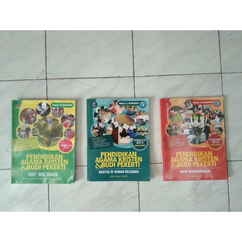 Buku Pendidikan Agama Kristen SMA Kelas 10 11 12 BPK gunung Mulia
