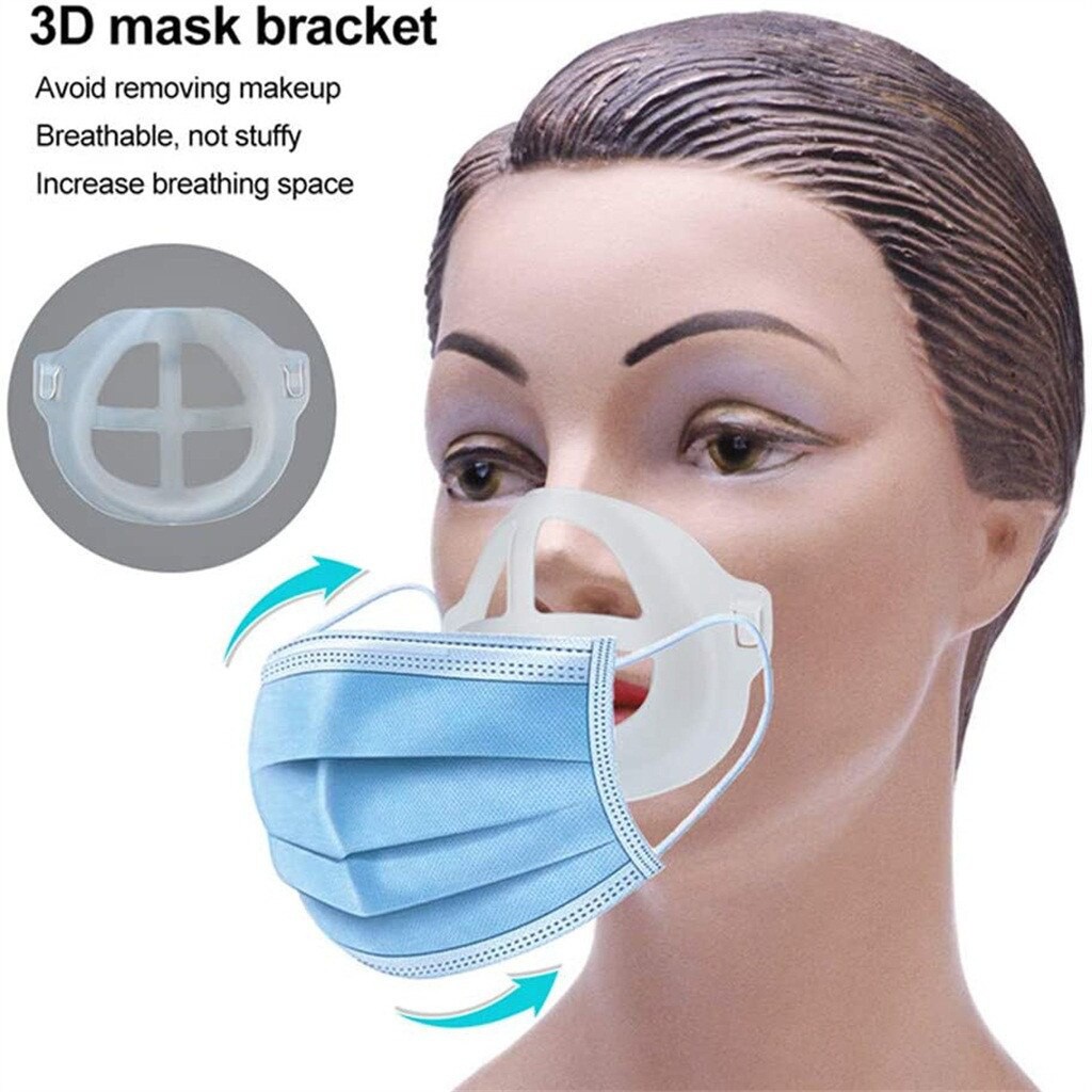 PENYANGGA MASKER 3D MARK BRACKET SILICON SIRKULASI UDARA