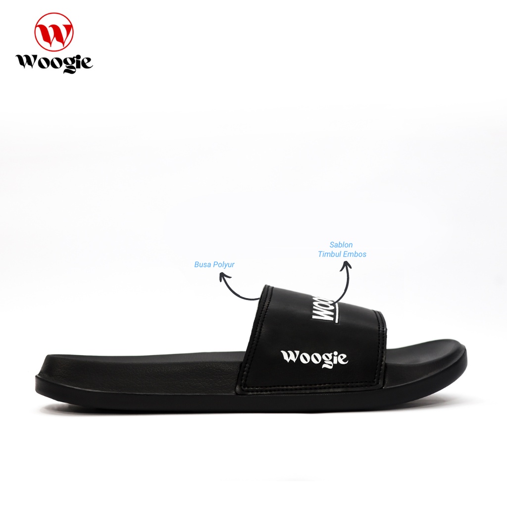 Woogie Minnie Sandal Premium Unisex Black