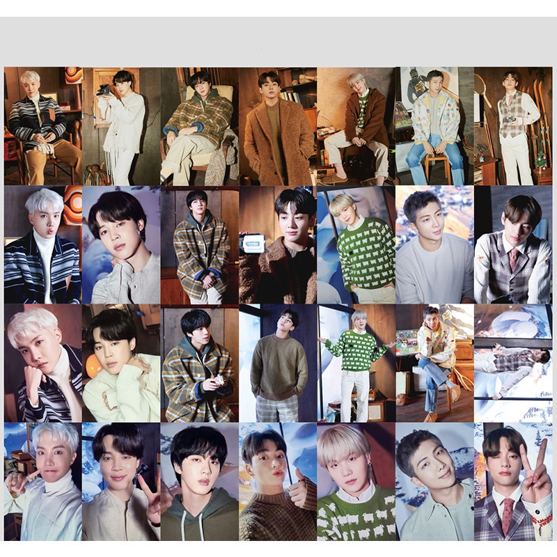 55pcs/box BTS Photocards 2022 LITTLE WISHES Album LOMO Card Postcard ((In STOCK) Kpop fan)