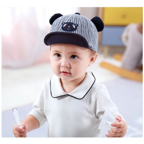 Topi Fashion Anak / Bayi 0-3 Tahun Import High Quality Your Smile / Bear Kotak CBKS VC-4