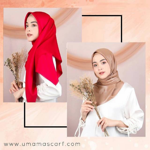 SEGIEMPAT LUXURY PLAIN LC UMAMA SCARF