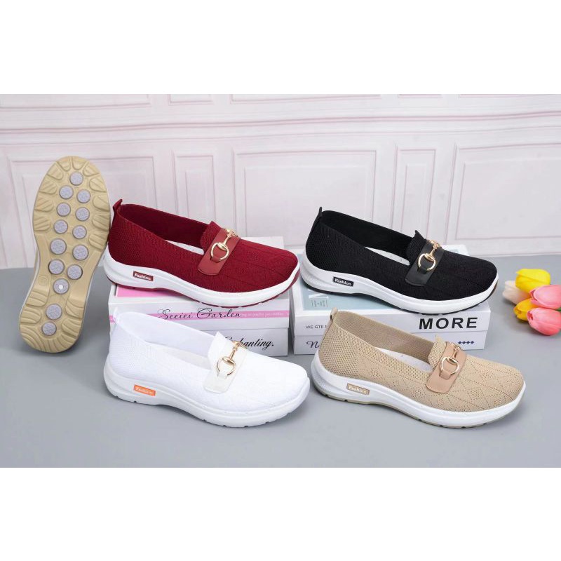 Permata  Sepatu Slip On Wanita JN-2345 Wanita Import Premium Quality