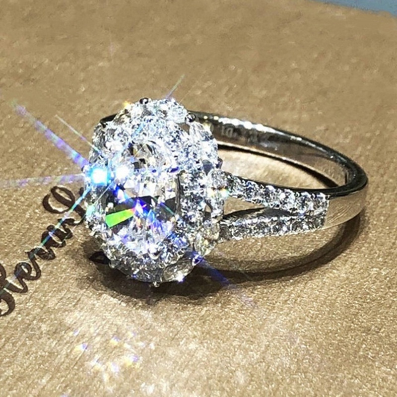 Fancyqube Cincin Berlian Zircon 18k Warna Kuning Emas Untuk Pertunangan