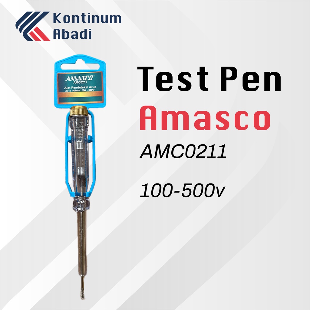 OBENG TEST PEN AMASCO / TESPEN AMC0211 / ALAT PENDETEKSI ARUS