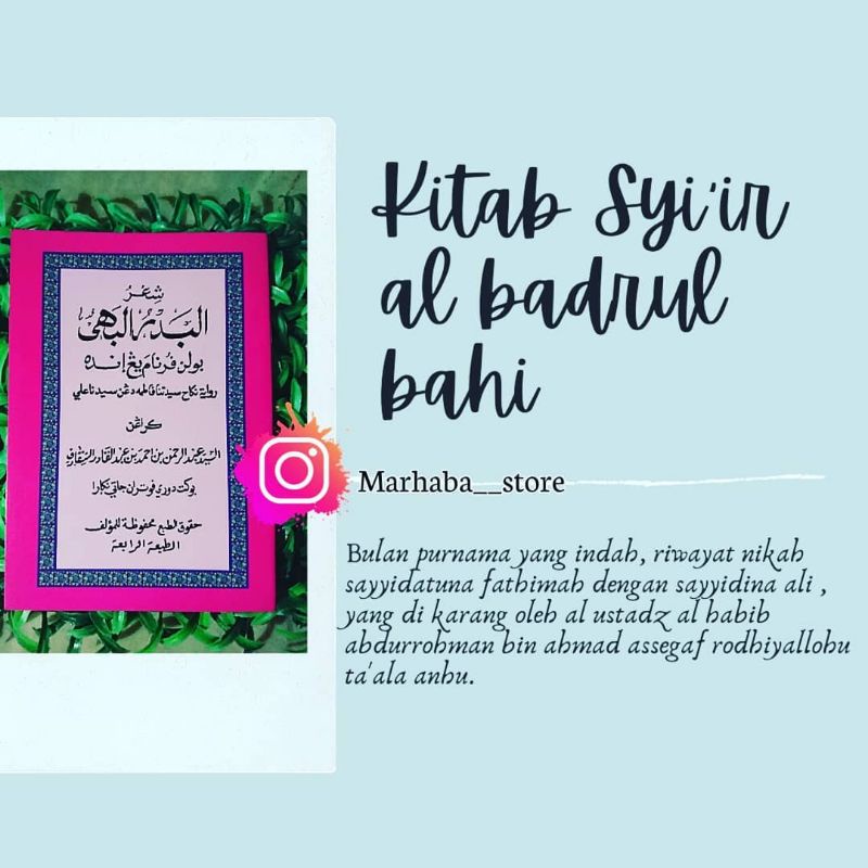 

kita syair al badrul bahi