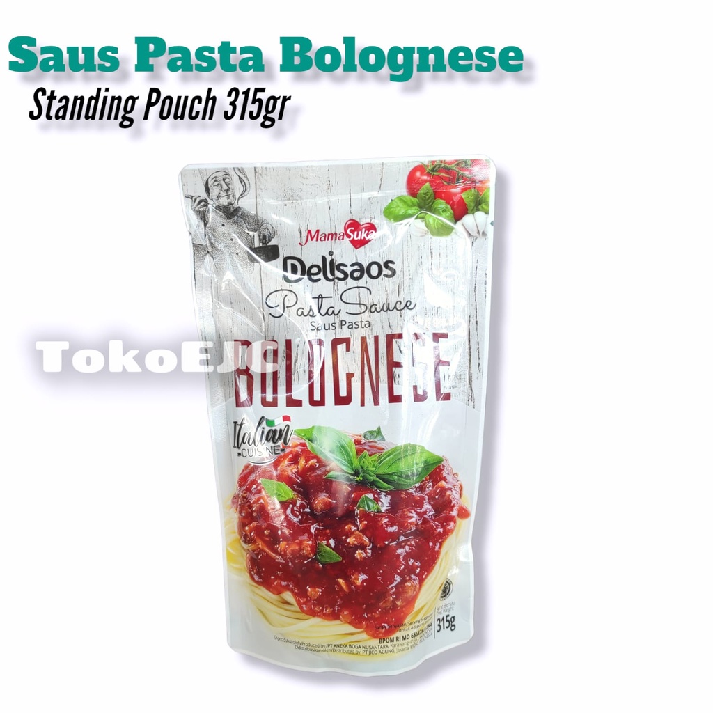 

Mamasuka Delisaos Pasta Saus Bolognese 315gr