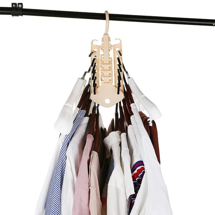 Magic Hanger Portable / Gantungan Baju Lipat Praktis Modern