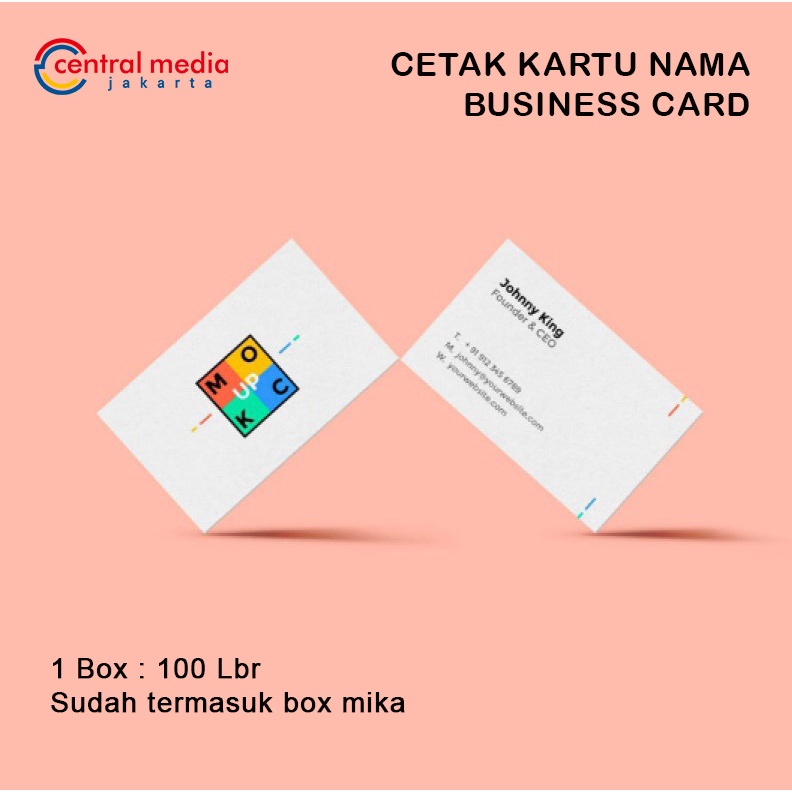 

Cetak Kartu Nama BW Blues White 250 gr + Box Print Full Color