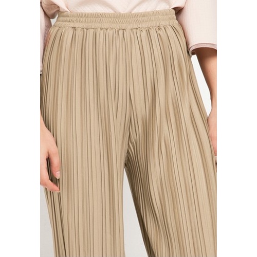 CHIC SIMPLE PLEATED HAREM PANTSS HIGHWAIST CANTIK MODERN WANITA PT1291BB/0322