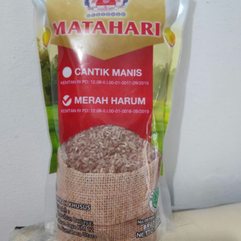 

beras merah matahari 1kg