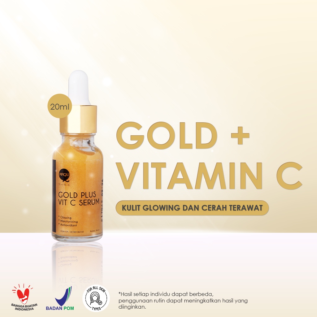 𝐑𝐀𝐃𝐘𝐒𝐀 - PIPIQIU Gold Serum + Vitamin C 20ml