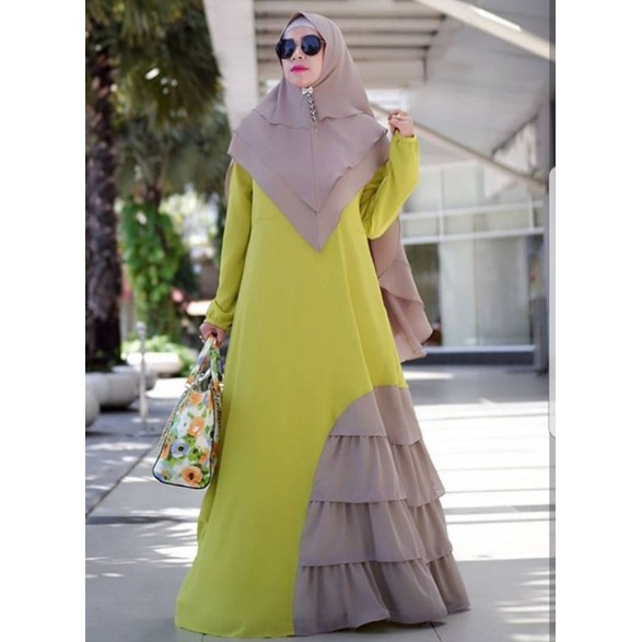 Bilqis syari by azzahra premium (preloved)