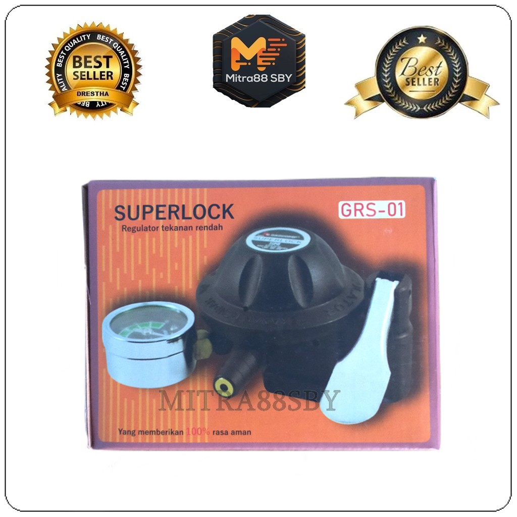 Mitra88sby regulator lpg gas elpiji superlock plus meteran GRS01 dan 02