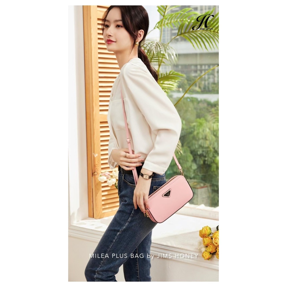 Jims Honey Milea Plus Mini Bag Tas Selempang Wanita Korea Fashion Import Sling Bag Jimshoney