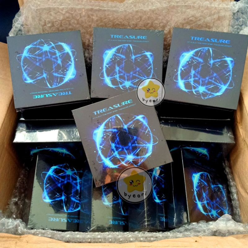 READY STOCK KIHNO ALBUM TREASURE 1ST FULL ALBUM TREASURE EFFECT KIHNO KIT SEALED + FREEBIES PC