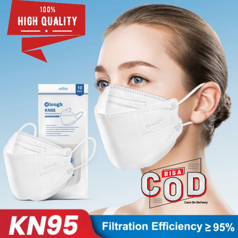 MASKER KF94 KN95 FFP2 4PLY HITAM DAN PUTIH