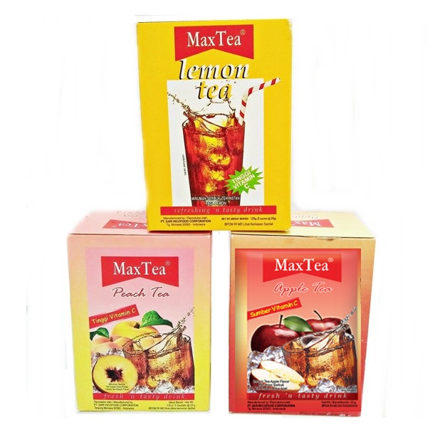 

B062D Max Tea Lemon / Apple / Peach Sachet 054S